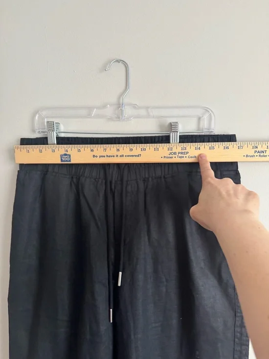 Quince 100% European Linen
Wide Leg Pants Black L nwt - Picture 7 of 8